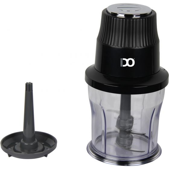 IDO Chopper with Attachments, 700ml, 400W, Black - CH400-BK