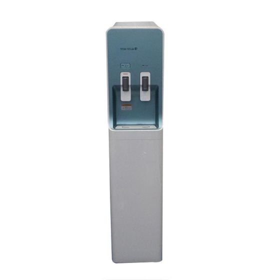 White Whale Hot and Cold Water Dispenser, 2 Taps, Silver and Blue - WDS-8900MG-WL
