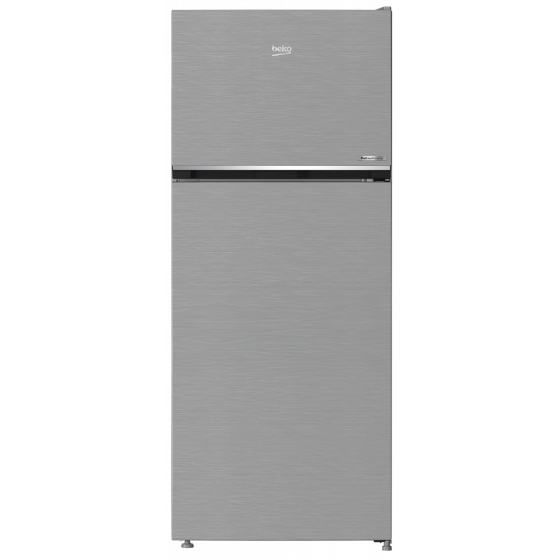 Beko No-Frost Refrigerator, 367 Liters, Inverter, Silver - RDNE420K02DXISEG