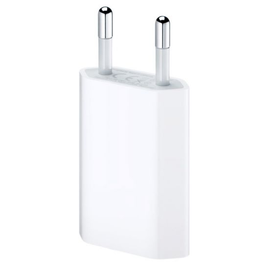 Apple USB Power Adapter, 5 Watt, White - MD813ZM/A