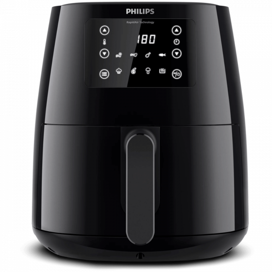 Philips 3000 Series Digital Air Fryer, 4.1 Liters, 1550 Watt, Black - HD924390