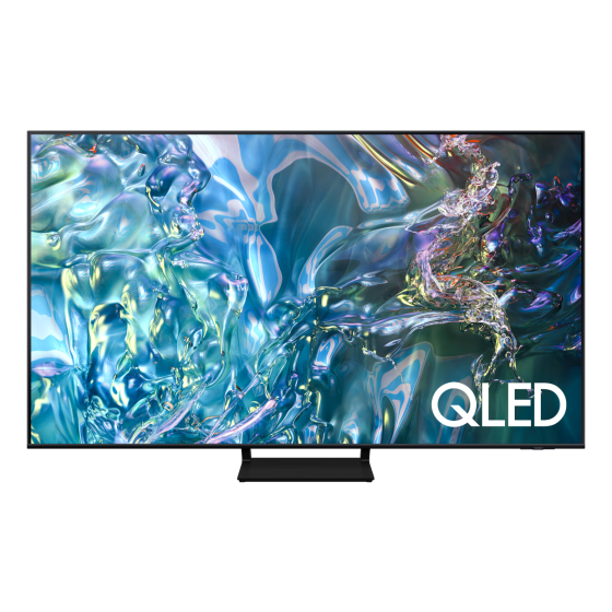 شاشة تلفزيون سامسونج 85 بوصة سمارت QLED، دقة 4K UHD، بريسيفر داخلي - QA85Q60DAWXXY