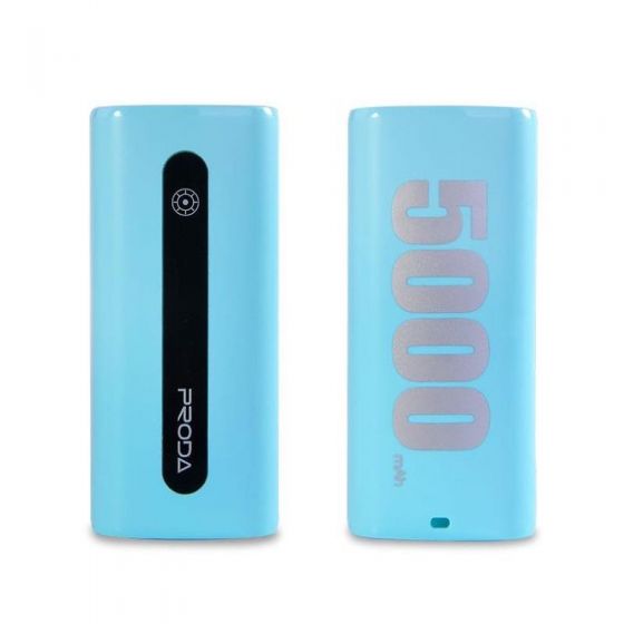 Remax Proda Power Bank, 5000mAh- Blue