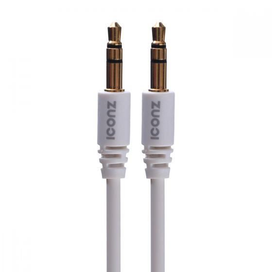 ICONZ AUX Cable, 1 Meter, White - JCS1W