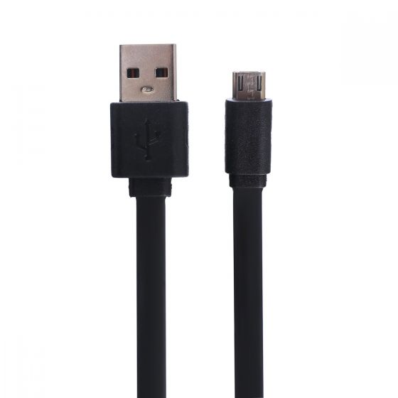 كابل شحن ونقل بيانات مايكرو USB باشن 4، بطول 1 متر - اسود