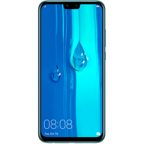 Huawei Y9 2019 Dual Sim, 64GB, 4G LTE - Blue With Kingston Micro SD Card 64GB