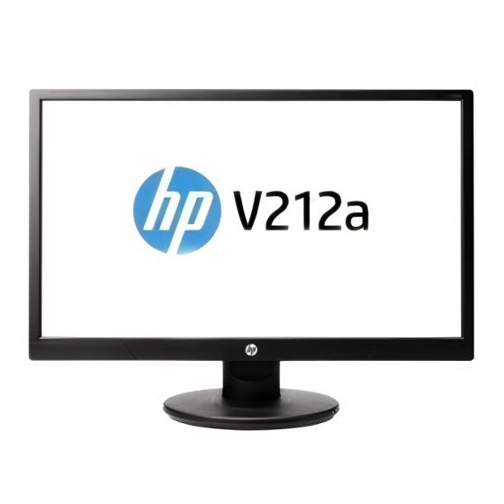 شاشة LED اتش بي 20.7 بوصة، دقة FHD، تردد 60 هرتز، اسود - V212a