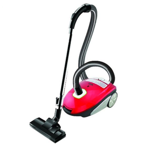 Fresh Faster Bagged Canister Vacuum Cleaner, 1600 Watt, Red -  500010785