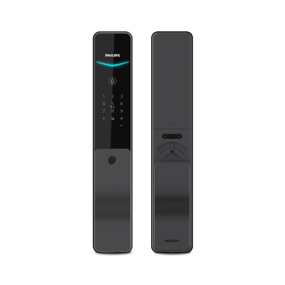 Philips 8000 Series Push-Pull Smart Lock, Sky Grey - DDL801-5HBS