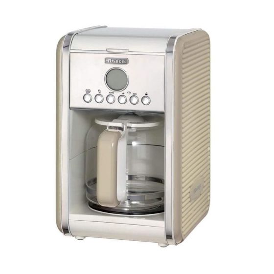 Ariete American Coffee Machine, Up to 12 Cups, 2000 Watt, Beige - 1342