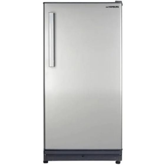 Hamburg Defrost Upright Deep Freezer, 220 Liters, 5 Drawers, Silver - H.VF2025S