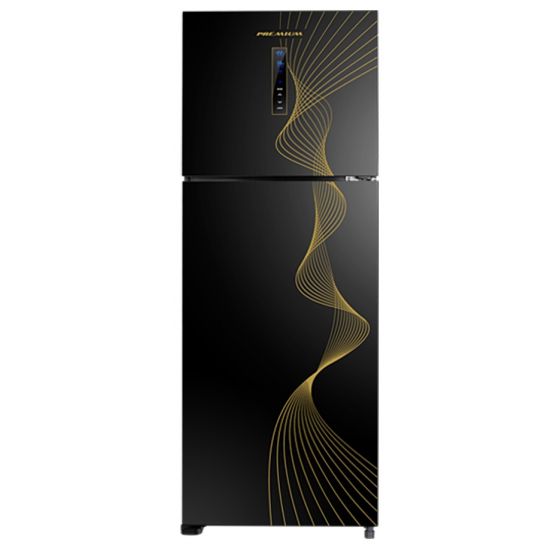 Premium No-Frost Refrigerator, 370 Liters, Inverter Motor, Black- PRM-370BG2NA-C1I 
