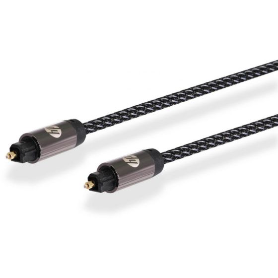 HP Toslink Fiber Optic Cable, 1.5 Meters, Black - HP034GBBLK1.5TW