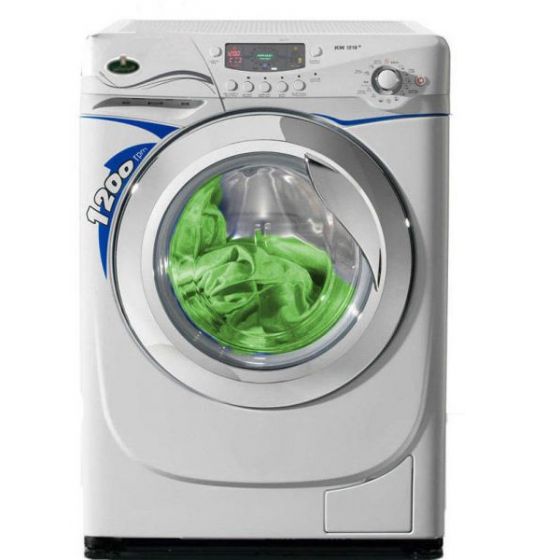 Kiriazi  Front Load Automatic Washing Machine, 9KG, Silver- KW1209-S