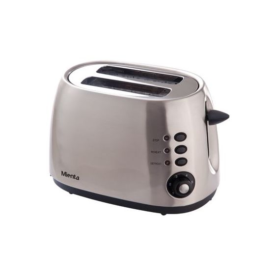 Mienta Toaster, 6 Levels, 1000 Watt, Stainless Steel- TO21205A