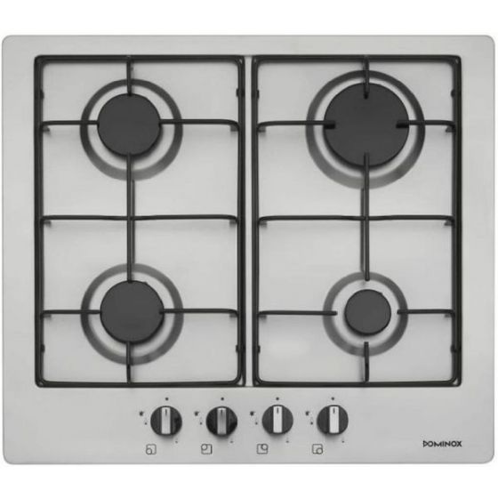 Dominox Gas Built-In Hob, 4 Burners, Silver- DHG 604 4G XS F C FEN