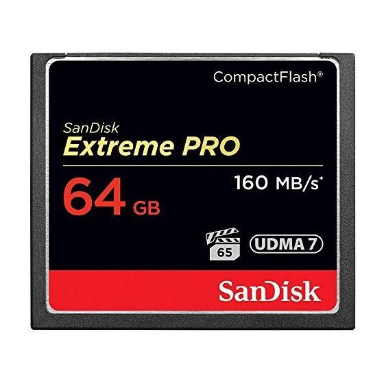 بطاقة ذاكرة كومباكت فلاش سانديسك اكستريم برو، 64 جيجا- SDCFXPS-064G-X46