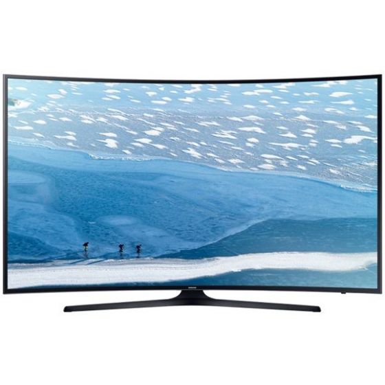 تلفزيون سامسونج بشاشة 49 بوصة 4K  منحنى الترا عالية الدقة، ال اي دي سمارت - 49KU7350