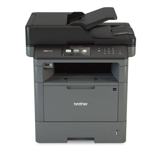 طابعة ليزر لاسلكية براذر احادية اللون، اسود - MFC-L5755DW