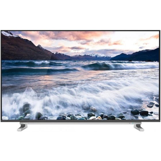 شاشة تلفزيون توشيبا سمارت 55 بوصة LED بدقة 4K بدون اطار مع ريسيفر داخلي- 55U5965EA