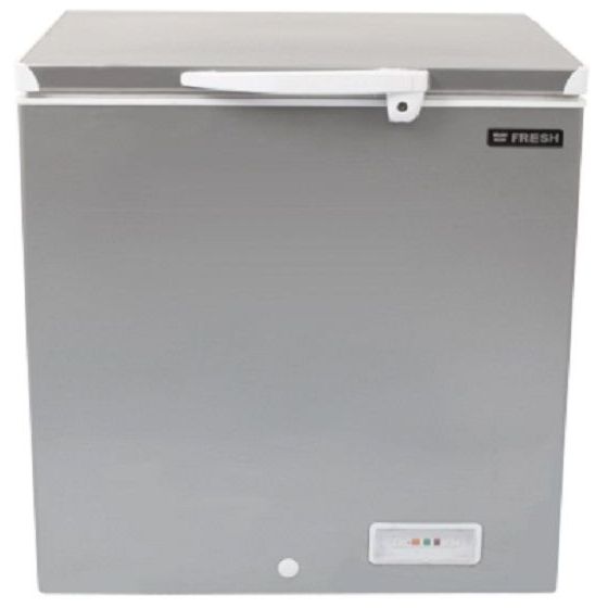 Fresh Defrost Chest Freezer, 200 Liters, Silver - FDF270