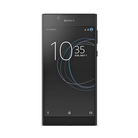 Sony Xperia L1 Dual Sim, 16GB, 4G LTE- Black With Back Cover And Screen Protector