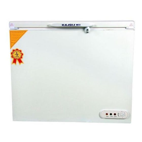Alaska Chest Freezer, Defrost, 265 Liters, White- CH 270