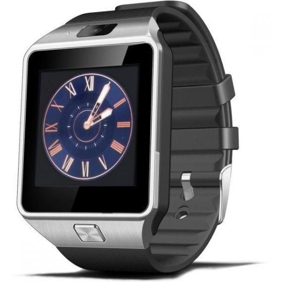 Smart Watch For Android And iOS With Rubber Band, Black- MW02