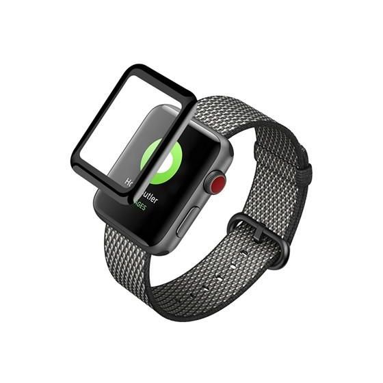 3M 3D Glass Screen Protector For Apple Watch 42mm Series 3/2/1, Black