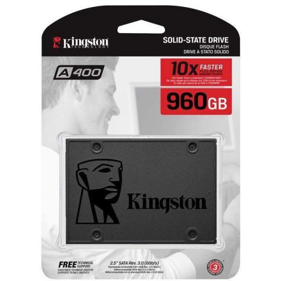 هارد SSD كينجستون A400، سعة 960 جيجا- SA400S37/960G