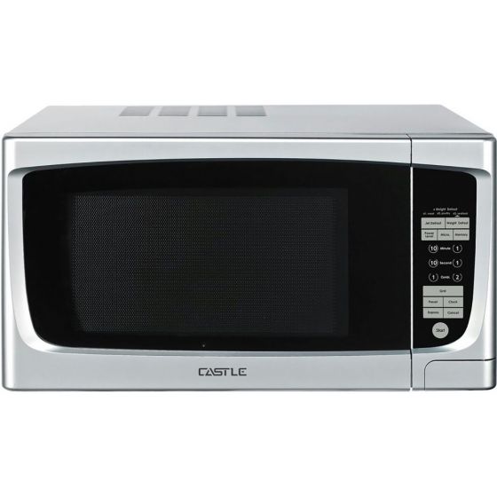 Castle Digital Microwave with Grill, 43 Liters, Silver - MW6143 
