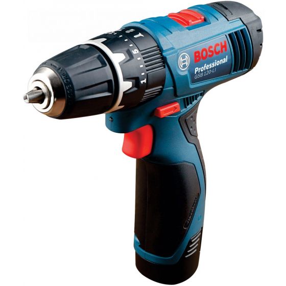 Bosch Professional Cordless Combi Drill, Blue/Black - GSB 120