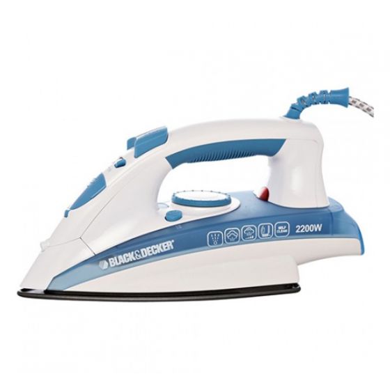 Black & Decker Steam Iron, 2200 Watts - X2000