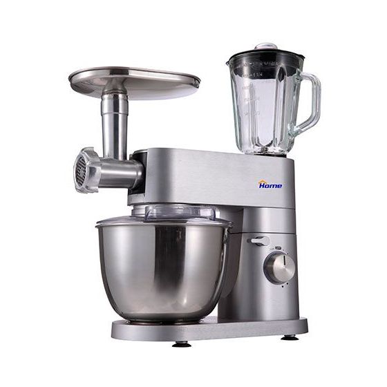 Home Food Processor 1200 Watt, Silver - GM8036