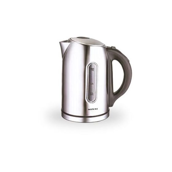 Sonai Electric Kettle, 1.7 Liters, Silver - SH-3740