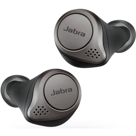 Jabra Elite 75t Wireless Earbuds With Microphone - Titanium Black