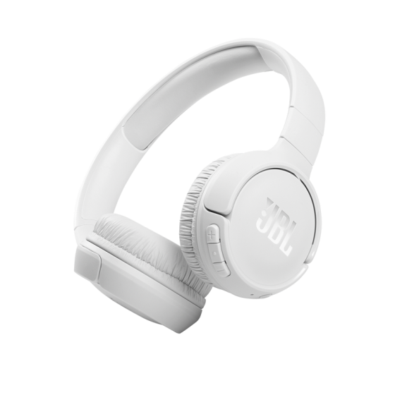 JBL Tune Wireless On Ear headphones, White - 510BT