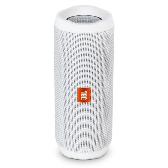JBL Flip 4 Waterproof Portable Bluetooth Speaker, White