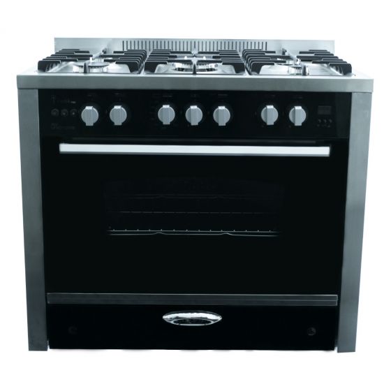 Unionaire 5 Burners i-Cook Pro Gas Cooker, Stainless Steel, 90 cm - C6090SS
