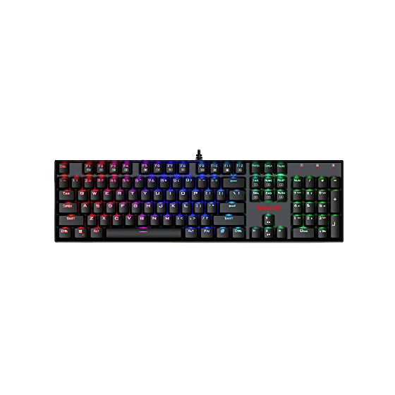 Redragon VARA Wired Mechanical Gaming Keyboard, Black - K551-R