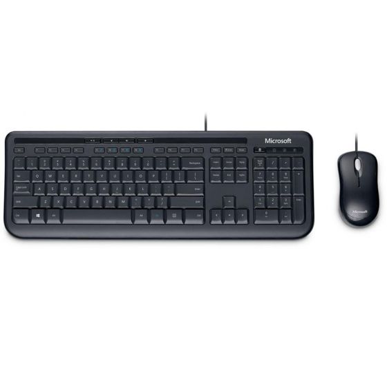 Microsoft Wired Keyboard, Black - 600-APB-00012