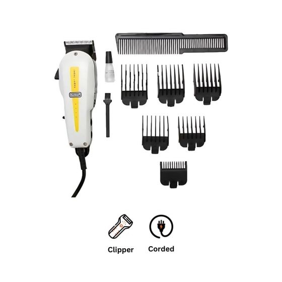 Kemei Corded Hair Clipper, Multicolor - KM-8821