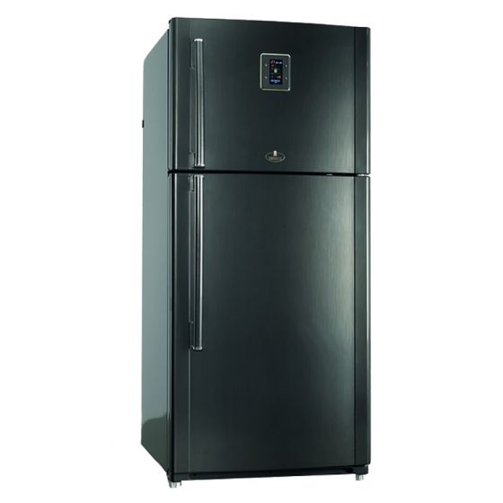 Kiriazi No-Frost Refrigerator, 690 Liters, Black- KH690