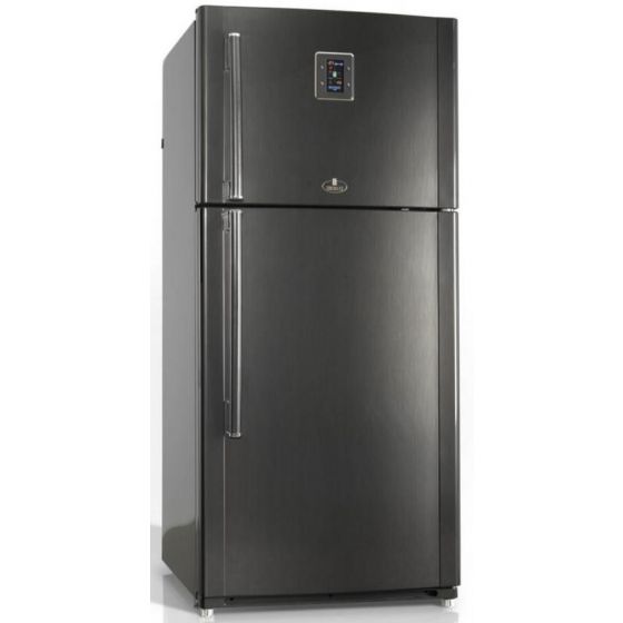 Kiriazi Premiere Metallic Freestanding Refrigerator 2 Doors, 540 Liter - KH540LN