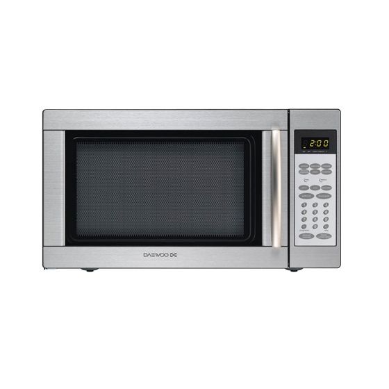 Daewoo Microwave Oven With Grill, 50 Liter, 1000 Watt, Stainless steel - KOG185H