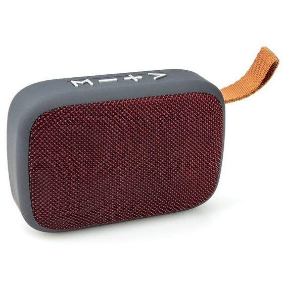 ICONZ Stylish Fabric Bluetooth Speaker, Red - XSP02R