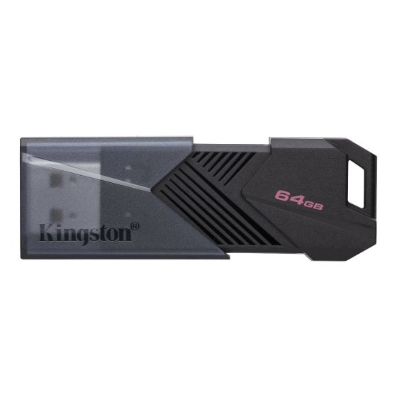 فلاش درايف USB 3.2 كينجستون داتا ترافيلر اكسوديا اونيكس، 64 جيجا - اسود