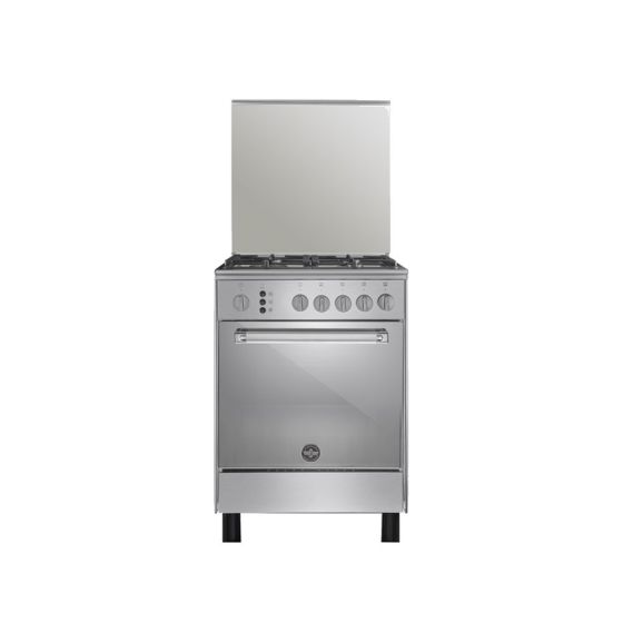 La Germania Classica Gas Cooker, 4 Burners, Stainless Steel - 6D80GRB1X4AWW