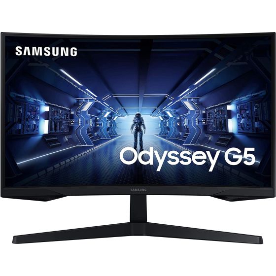 Samsung Odyssey G5 27 Inch WQHD Gaming Monitor, Black- LC27G55TQWNXZA