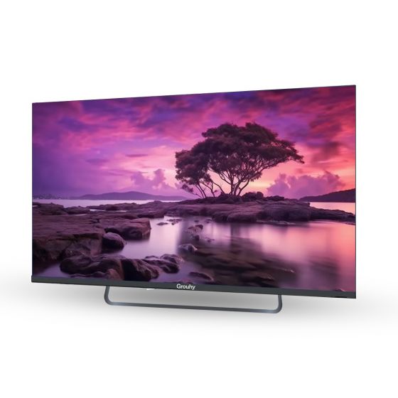 شاشة تلفزيون جروهي، 55 بوصة، سمارت LED، بدقة 4K UHD، بدون إطار، بريسيفر داخلي - GLD55SAWOR.F